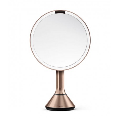 Simplehuman Espelho Cosmético Rosa Gold de Mesa LED c/ Sensor - ST3053
