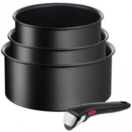 3 Caçarolas Ingenio Unlimited Indução 16/18/20Cm + Pega - TEFAL L7639343